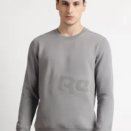 Reebok Brand Logo Printed Round Neck Sweatshirt-image-65