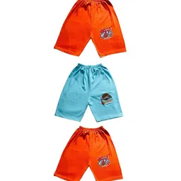 NEW TRINATH HOSIERY Boys Pack Of 3 Printed Regular Fit Cotton Shorts-image-82