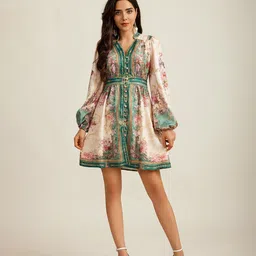 JC Collection Floral Print Fit & Flare Dress-picture-29