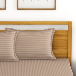BIANCA Unisex Brown 210 TC Bedsheets image 3