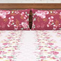 SPACES Unisex Pink Bedsheets image 3