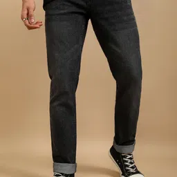 HIGHLANDER Men Slim Fit Light Fade Stretchable Jeans-image-98