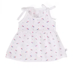 Dear Little Girls Conversational Printed A-Line Cotton Dress-picture-42