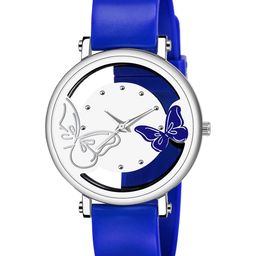 CSAMON Women Printed Dial & Straps Analogue Watch 601 Blue-image-94