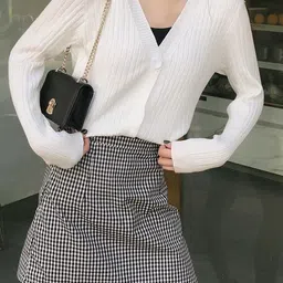 StyleCast Women Self Design Cardigan Sweater-picture-30