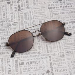 Ted Smith Unisex Aviator Sunglasses with Polarised and UV Protected Lens SUN-JARIES_C2-5