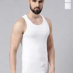 CAVENDERS Pack Of 3 Pure Cotton Scoop Neck Gym Vests C4=-=SWIFT----==3- ---85-42