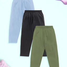 KiddoPanti Boys Pack Of 3 Pure Cotton Straight-Leg Lounge Pants-picture-26