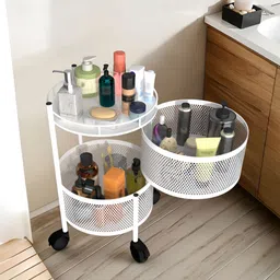 Aura White Set of 2 Regular Multi-Utility Organisers image 4