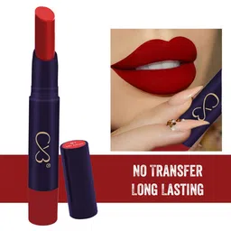 CVB Red Lip Lock No Transfer Lipstick Full Coverage Cruelty Free CVB-C63-01-Dry Chilly image 3