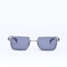 Snitch Men Sleek Rectangle Grey Sunglasses with UV Protected Lens SN0038-41