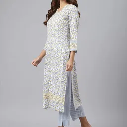 Anouk Rustic Women Ethnic Motifs Printed Kurta with Trousers & Dupatta image 2