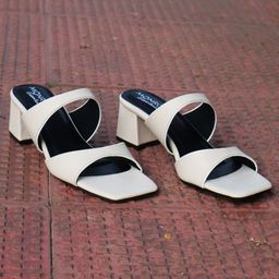 Monrow PU Block Sandals-6