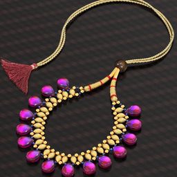 Joyalukkas Lavender Blush Gold Necklace-image-37
