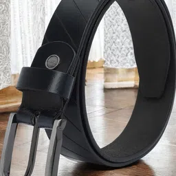 LOOPA Men Textured Leather Formal Belt-picture-0