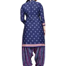 Unstitched Printed Cotton Blend Kurta & Patiyala Dress Material with Dupatta-image-66