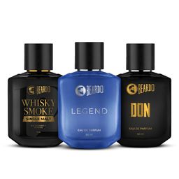 BEARDO Set of 3 Eau de Parfum - Whisky Smoke Single Malt + Don + Legend - 50ml each-26
