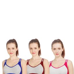 Samvar Multi Cotton Non-Wired Non Padded Minimizer Bra-picture-35