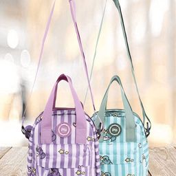 PB Pearlbags Girls Set Of 2 Printed Water Resistant Sling Bag-32