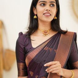 Areca Designer Floral Pure Silk Designer Banarasi Saree-image-70