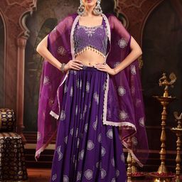 Stylum Embroidered Sequinned Ready to Wear Lehenga &-picture-6