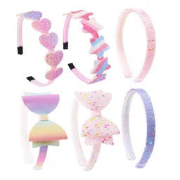 Shining Diva Fashion Girls Set of 6 Hairband-image-85