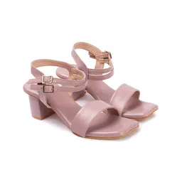 Mast & Harbour Party Block Sandals with Buckles-16
