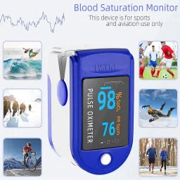 kiaan enterprises Oxygen Saturation Monitor, Heart Rate and SpO2 Level Oxygen Meter CE ROHS Pulse Oximeter-12