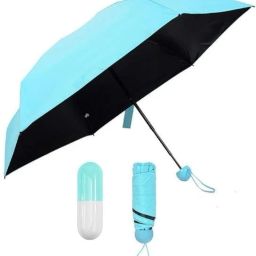 Mini Compact Foldable Capsule Case Umbrella Lightweight Waterproof UV Protection Umbrella-image-73