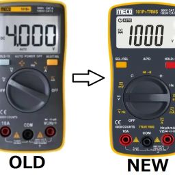 meco 101B+ 40mA-10A AC Current with Calibration Certificate Digital Multimeter image 2