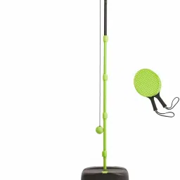 Turnball Set - 1 Post + 2 Rackets + 1 Elastic String Ball 22 Squash String - 12 inch-1