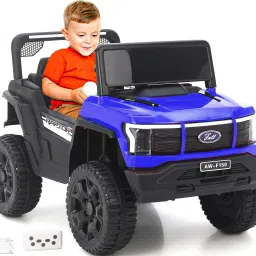 4x4 Electric Battery Car With Baby Driving + Parents Remote 4 Motor Jeep Battery Operated Ride On-image-75
