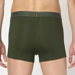 UnderJeans by Spykar Pack Of 2 Outer Elastic Trunk 16864180-1-16864088-1 image 5
