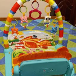 Soft Cotton Baby Gym with Piano Keys, Music, Rattles & Toy Arch-picture-11