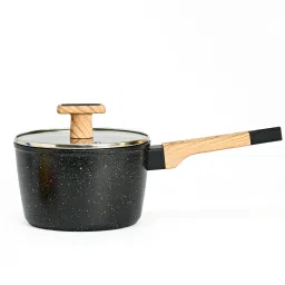 Ceracook Granite Ceramic Sauce Pan 16cm with Glass Lid Sauce Pan 16 cm diameter with Lid 1.75 L capacity-picture-13