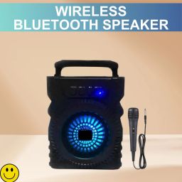 Clairbell 301(PORTABLE WIRELESS BLUETOOTH SPEAKER) Crystal Clear SoundWith Karaoke MicR32 5 W Bluetooth Laptop/Desktop Speaker-20