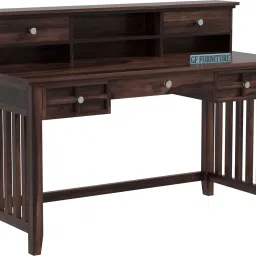 gf furniture Sheesham Multipurpose Study Table for Home/Office Area, WorkDesk ,Computer Table Solid Wood Study Table image 2