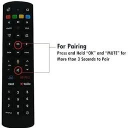 TTH Jio Fiber Set Top Box Voice Remote Replacement Voice Supported Remote Control Jio, Jio TV, With Voice Function, Jio TV DTH, Jio DTH Remote Controller image 4