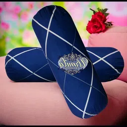 jai shri Round Microfibre Geometric Bolster Pack of 2-picture-34