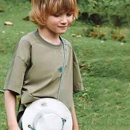 Little Surprise Box LLP Kids Colourblocked Safari Hat Shape Baguette Sling Bag-46