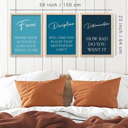 walllane Motivational Wall Art With Frame Home Decor Wall Painting For Living Room Office Bedroom-picture-7
