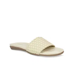 Inc 5 Women Woven Design Open Toe Flats-23