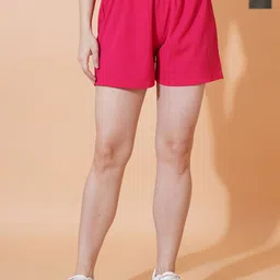 LECOWAR Pack Of 2 Women Regular Fit High-Rise Sports Shorts-picture-45