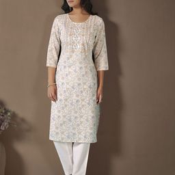 Anouk Women Floral Printed Kurta-image-57