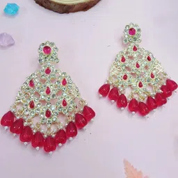 VATSALYA creation Gold-Plated Alloy Earrings-image-47