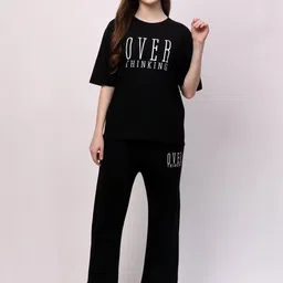 Stem Rope Printed T-shirt & Trousers-image-97