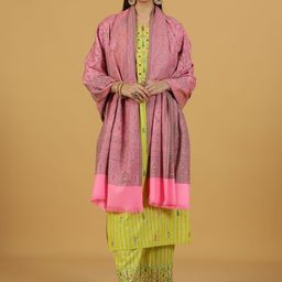 La Vastraa Women Floral Woven Design Shawl-image-14
