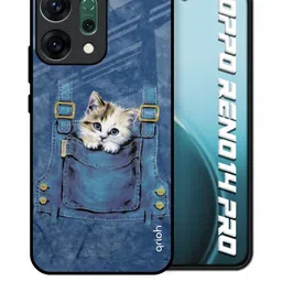 QRIOH Quirky Printed Oppo Reno14 Pro 5G Silicone Back Case Mobile Accessories-picture-14