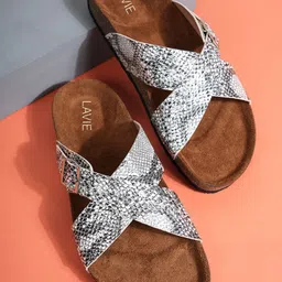 Lavie Women Buckle Open Toe Flats-image-41