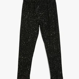 Koton Printed Girls Knitted Ankle-Length Leggings-image-62